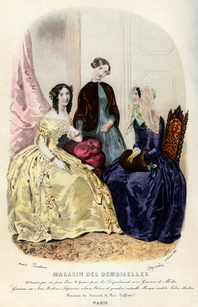 Modes parisiennes du 19ème siècle - Unbekannt