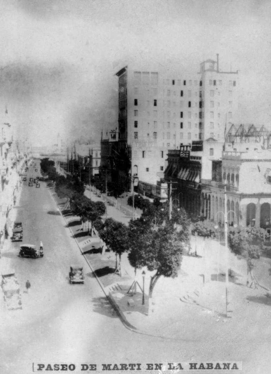 Paseo de Martí à La Havane, années 1920 - Unbekannt