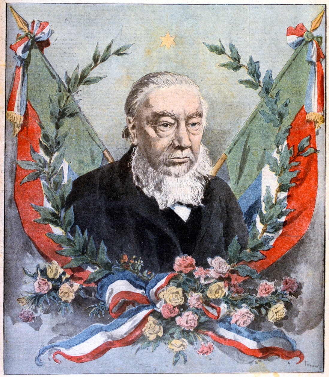 Paul Kruger, homme politique sud-africain, vers 1900 - Unbekannt