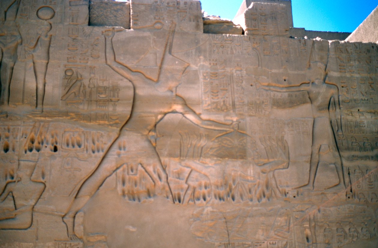 Pharaon Séthi, Capture d