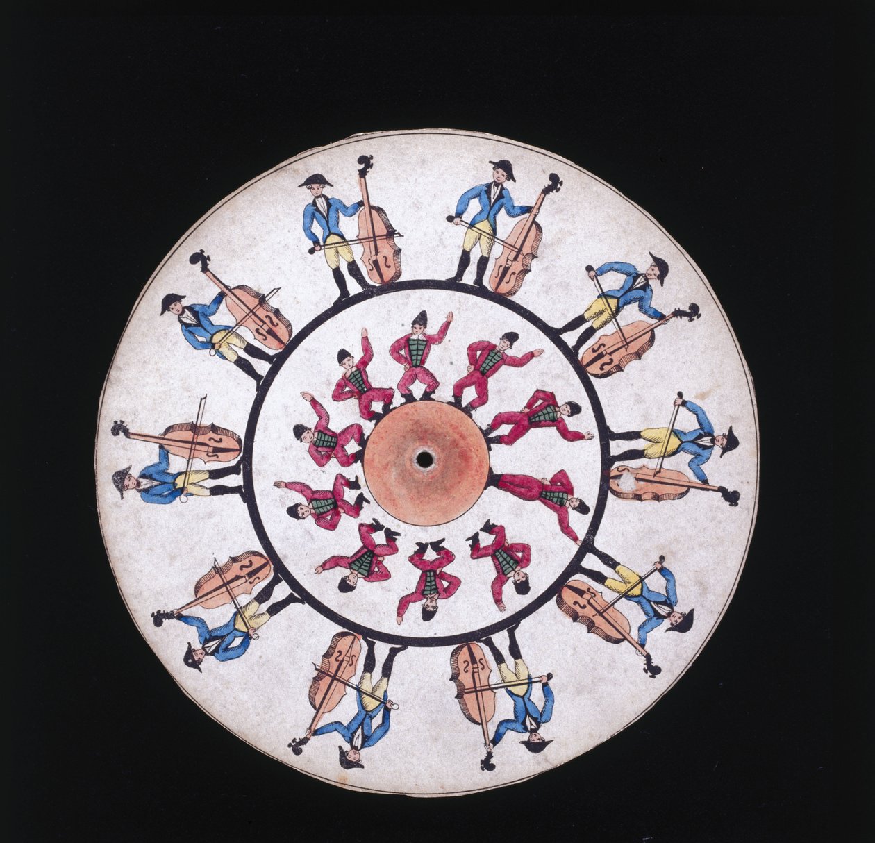 Disque de phénakistiscope, vers 1830 - Unbekannt