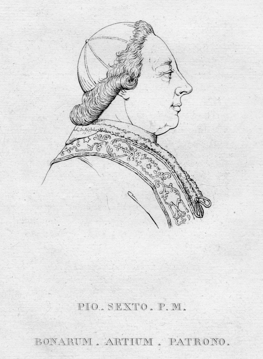 Pio. Sexto. P.M. Bonarum. Artium. Patrono., vers 1850 - Unbekannt
