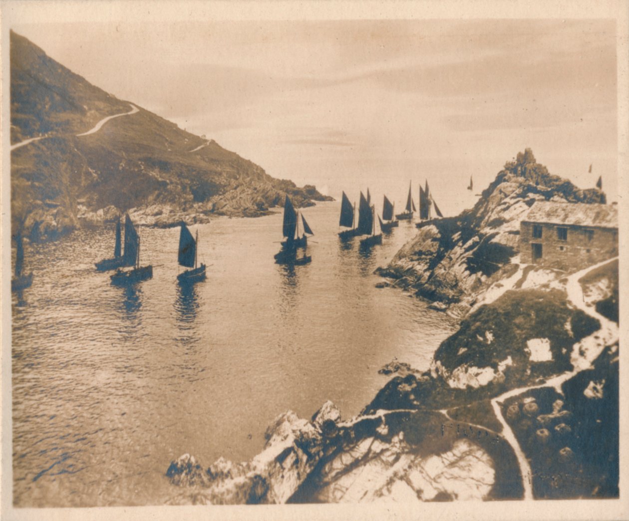 Port de Polperro et rochers de Peak - Unbekannt