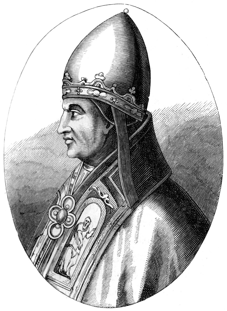 Pape Grégoire IX c1143-1241, 1849 - Unbekannt