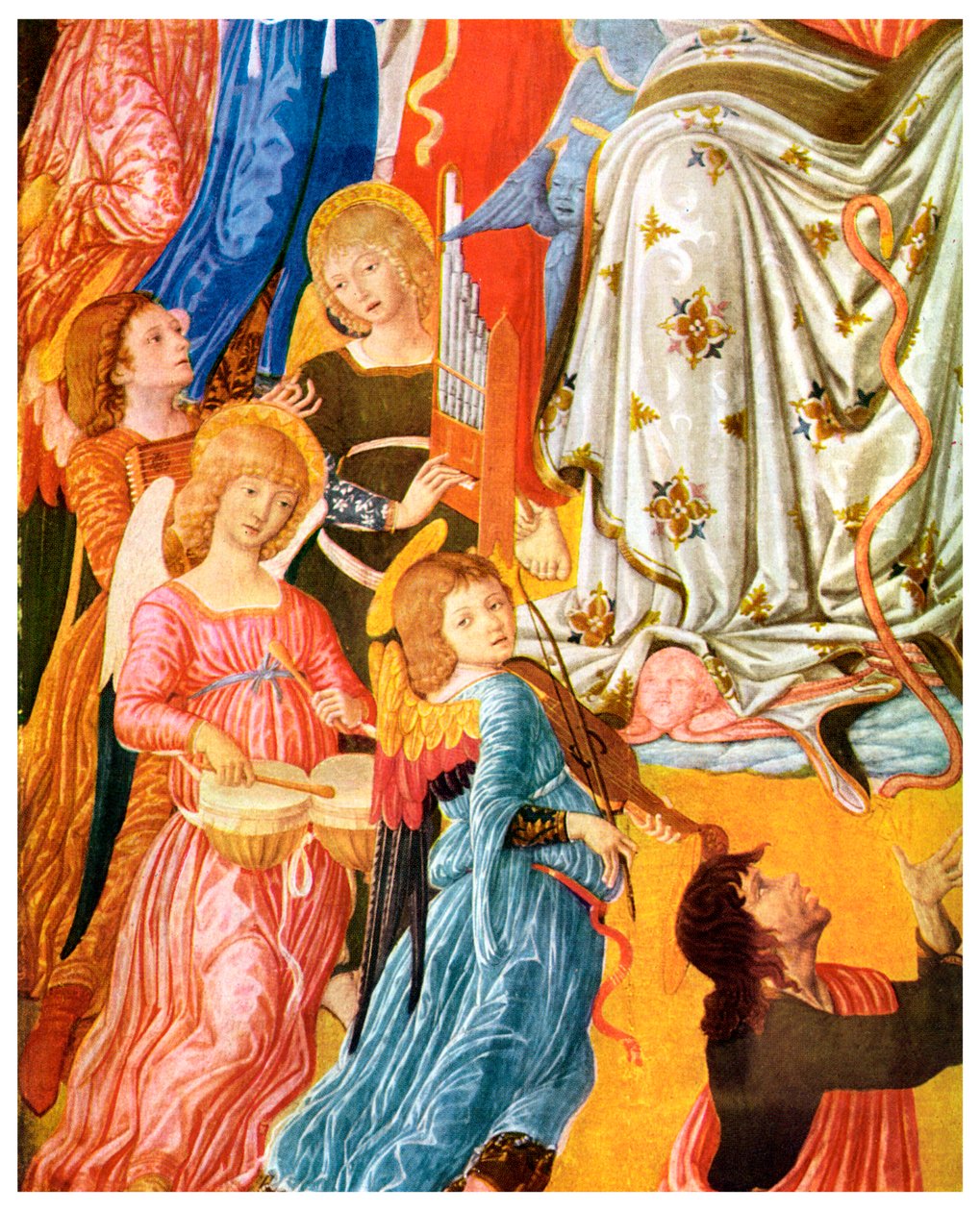 Orgue portatif et timbales, vers 1474, 1956 - Unbekannt