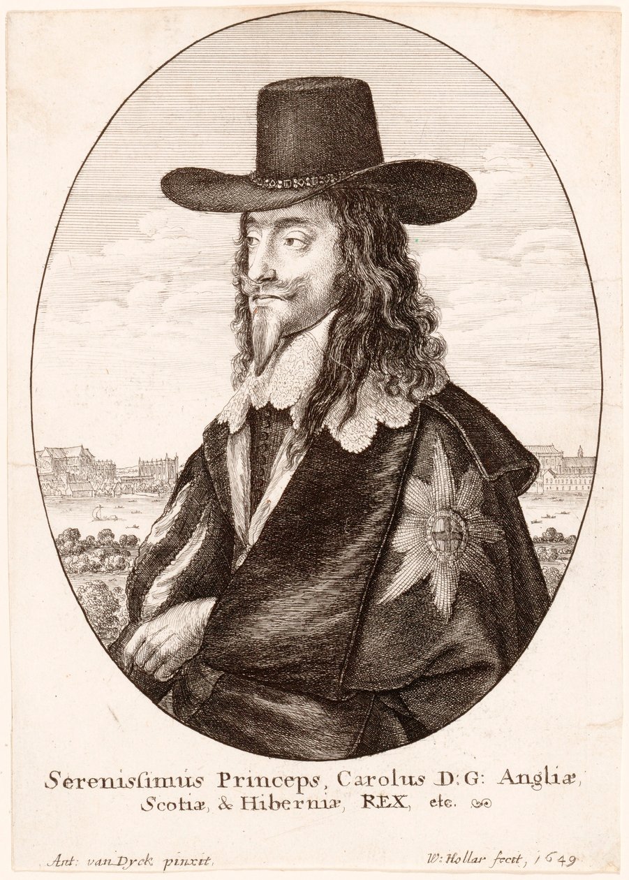 Portrait de Charles Ier, pub. 1649 - Unbekannt