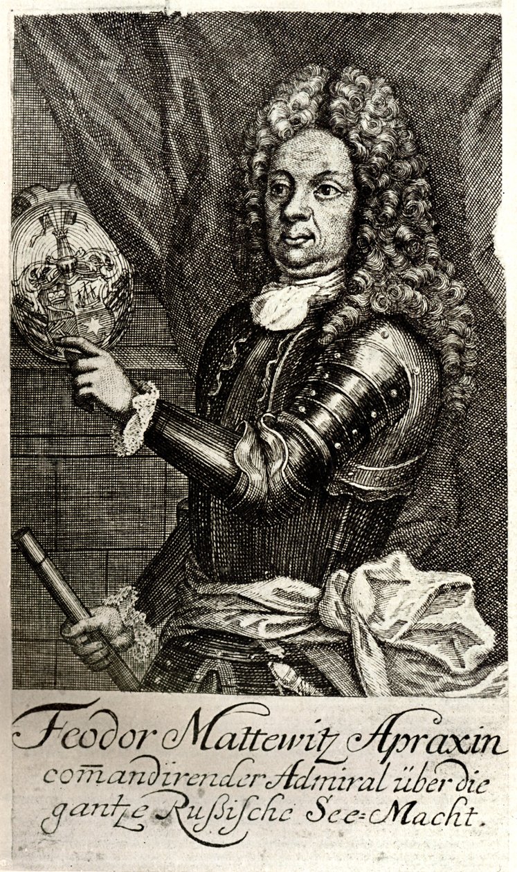 Portrait du comte Fyodor Matveyevich Apraksin - Unbekannt