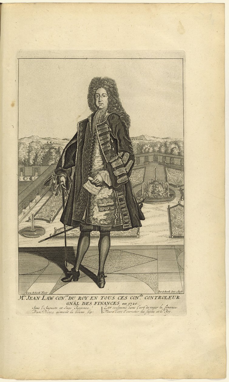 Portrait de John Law 1671-1729, 1720 - Unbekannt
