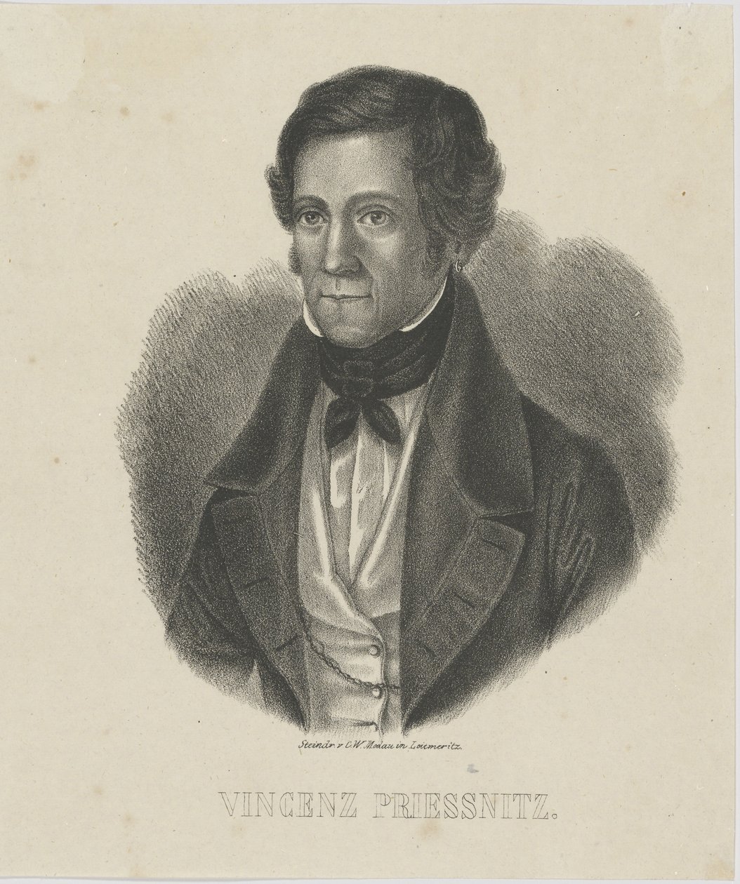 Portrait de Vincenz Priessnitz - Unbekannt