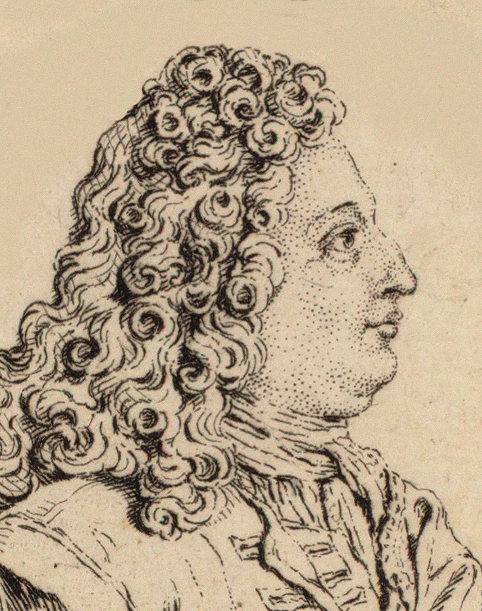 Portrait du compositeur Marin Marais, 1656-1728 - Unbekannt