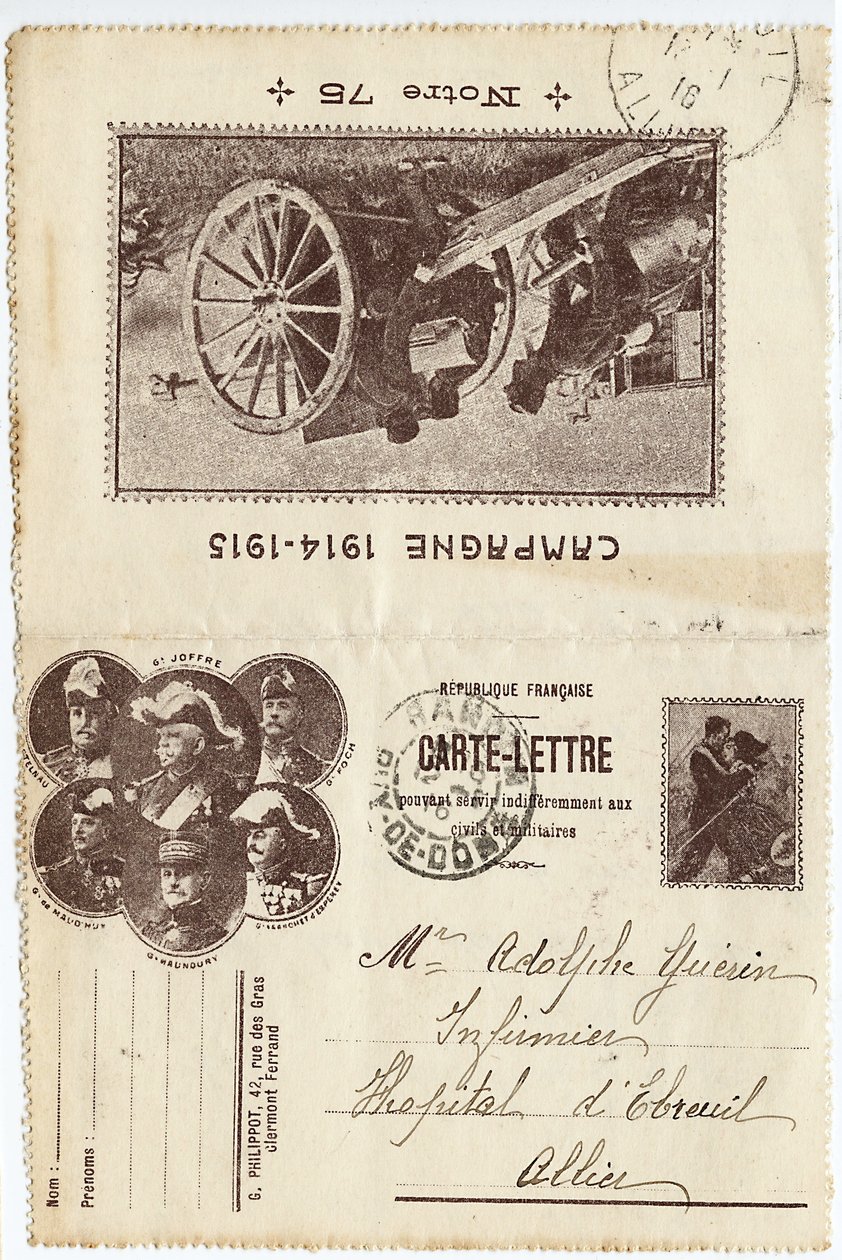 Carte postale-lettre - Unbekannt