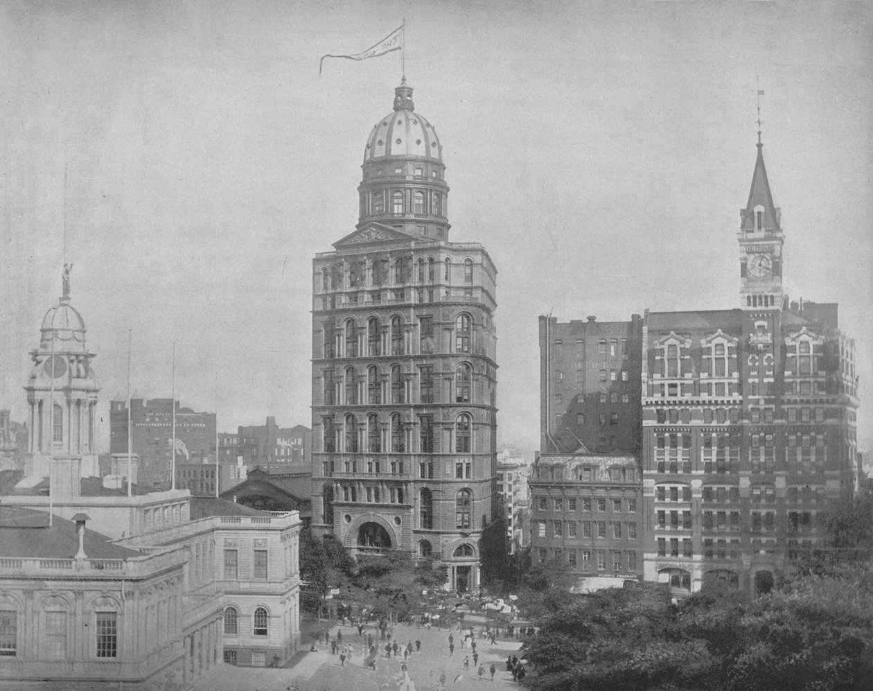 Printing House Square, New York, vers 1897 - Unbekannt