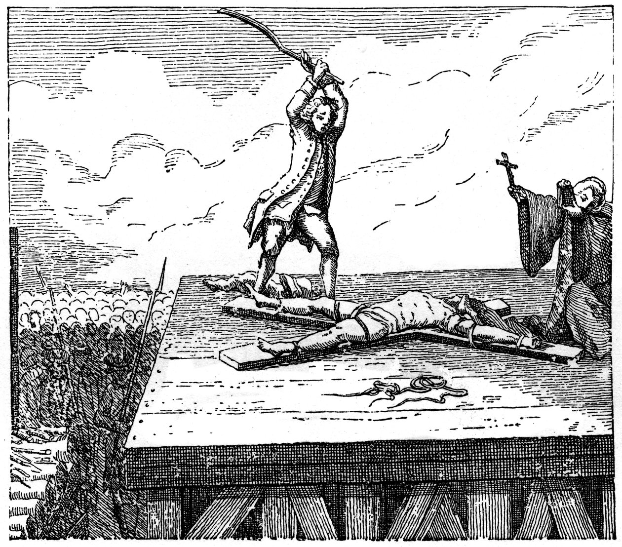 Un prisonnier reçoit la torture, 1885 - Unbekannt