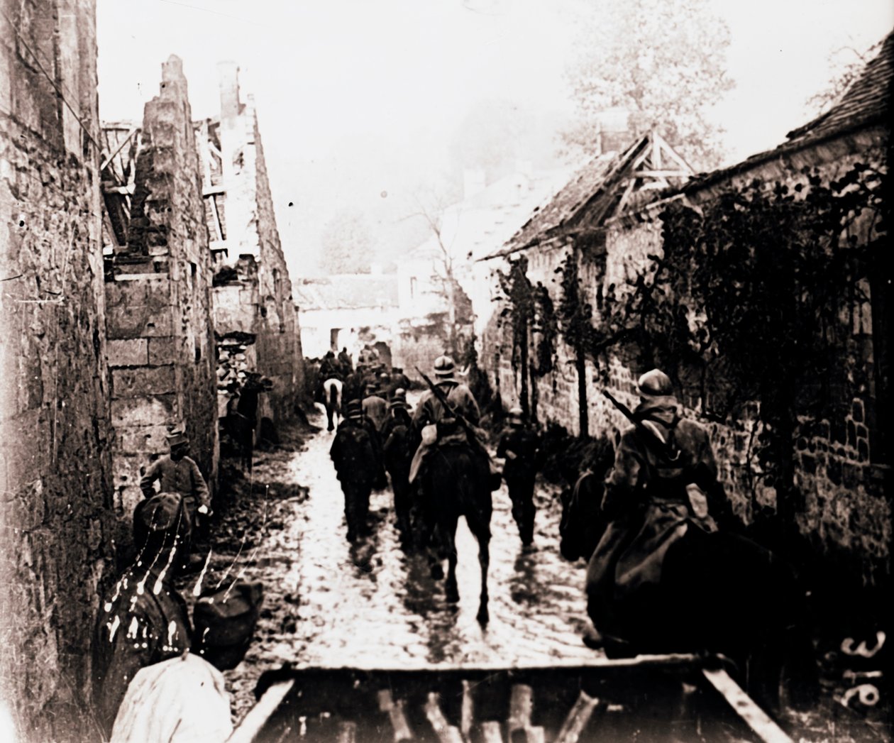 Prisonniers de guerre, Bucy-le-Long, nord de la France, vers 1914-1918 - Unbekannt