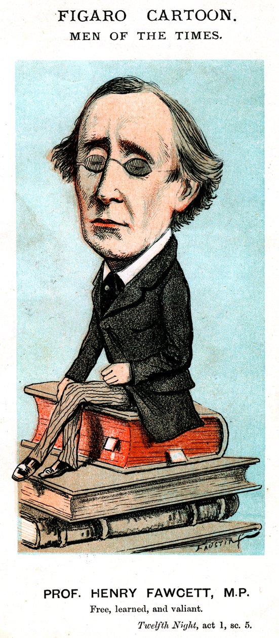 Professeur Henry Fawcett, MP, 19ème siècle - Unbekannt