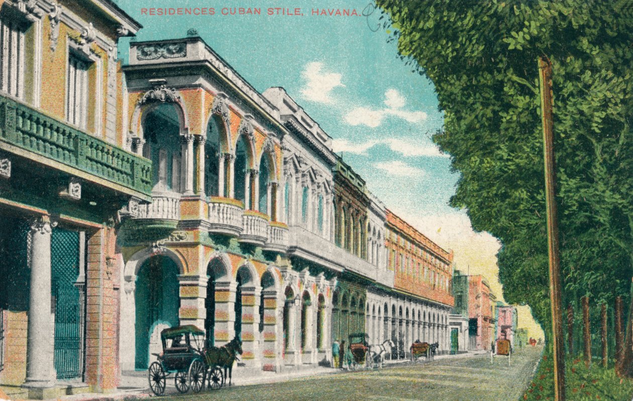 Résidences, Cuba, vers 1910 - Unbekannt