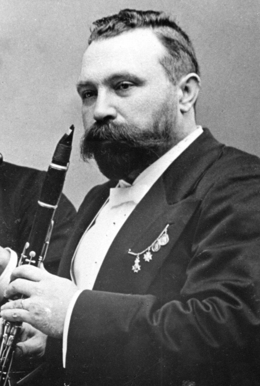 Richard Mühlfeld, clarinettiste allemand, années 1890 - Unbekannt