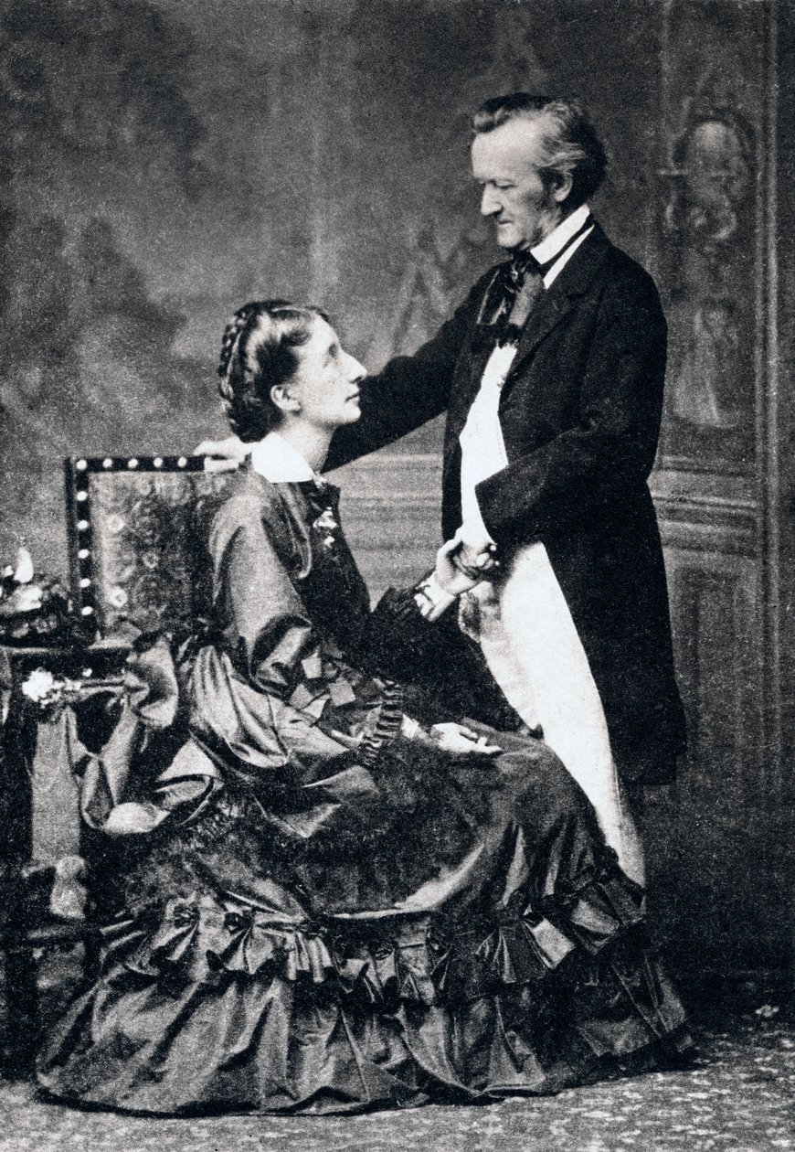 Richard et Cosima Wagner, fin du 19e siècle - Unbekannt