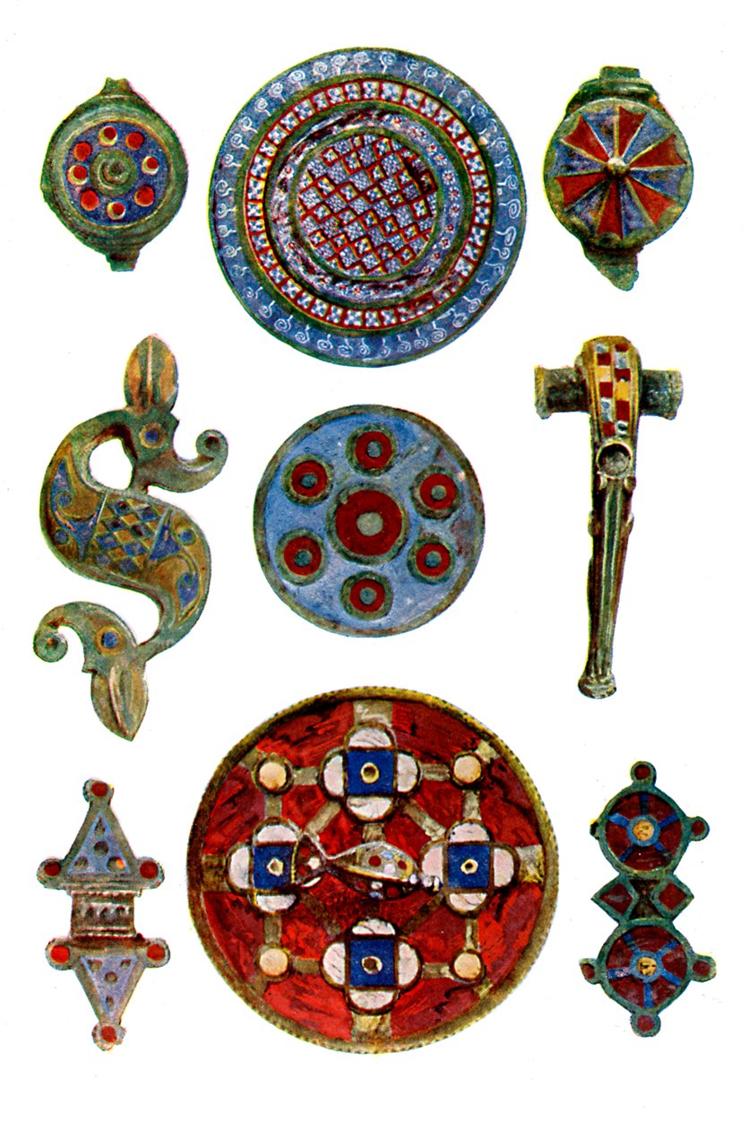 Ornements émaillés romano-britanniques, 1er-2e siècle après J.-C. - Unbekannt