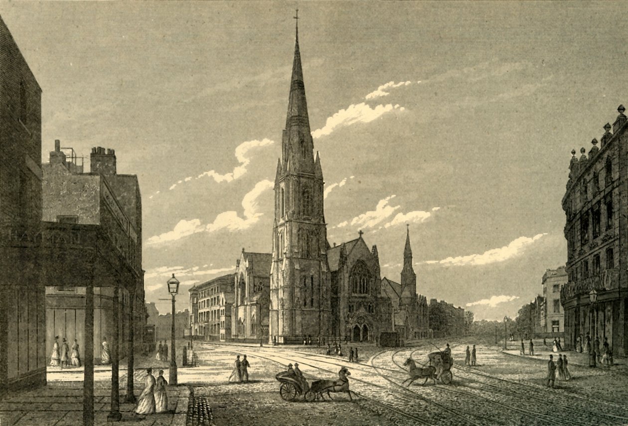 Chapelle et écoles de Rowland Hill, Westminster Bridge Road, vers 1878 - Unbekannt