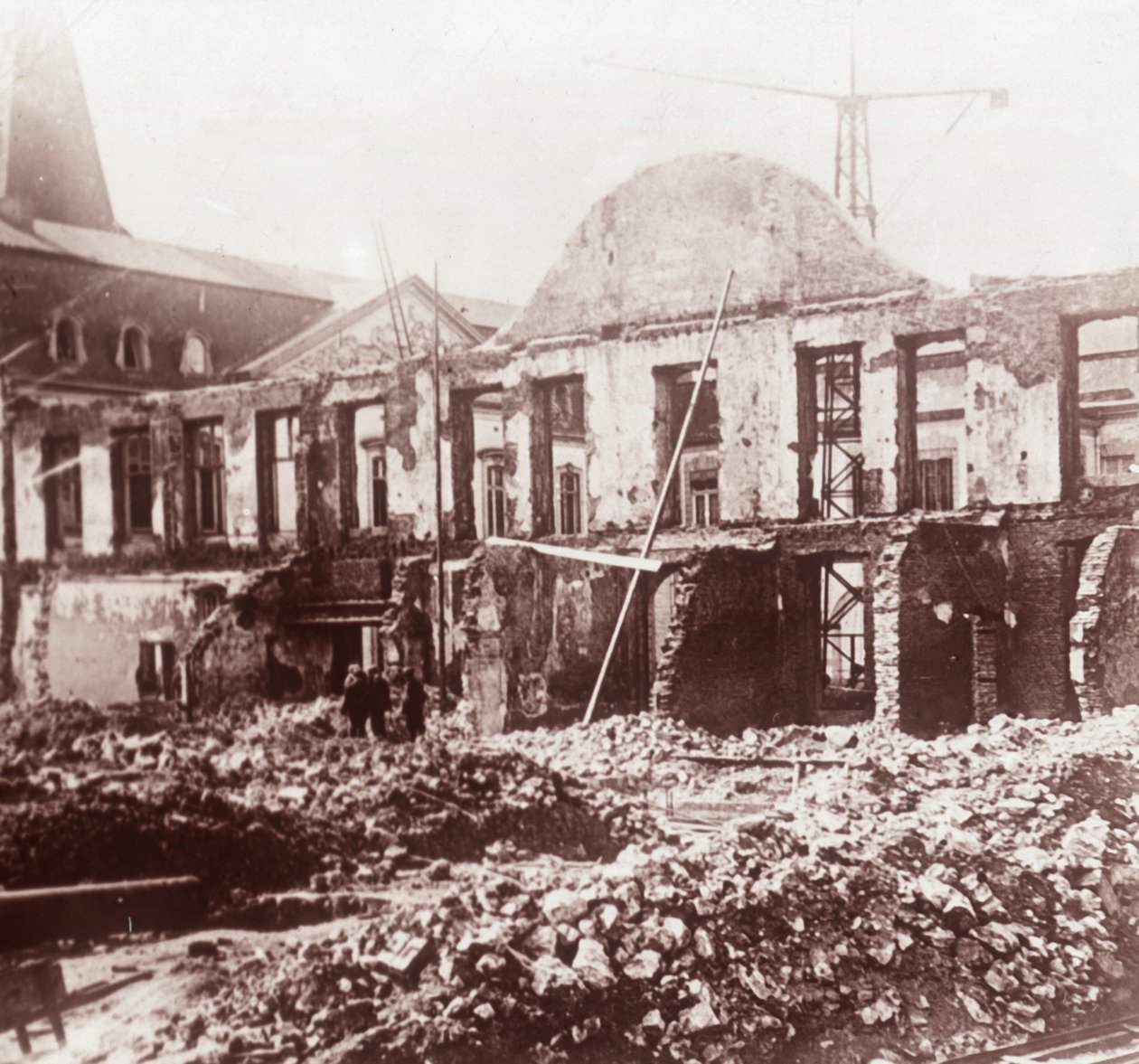 Ruines, Louvain, Belgique, vers 1914-1918 - Unbekannt
