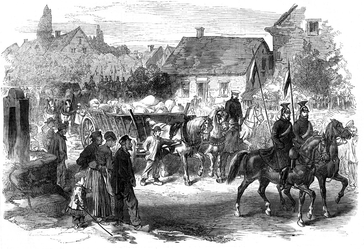Lanciers russes apportant des provisions - Unbekannt