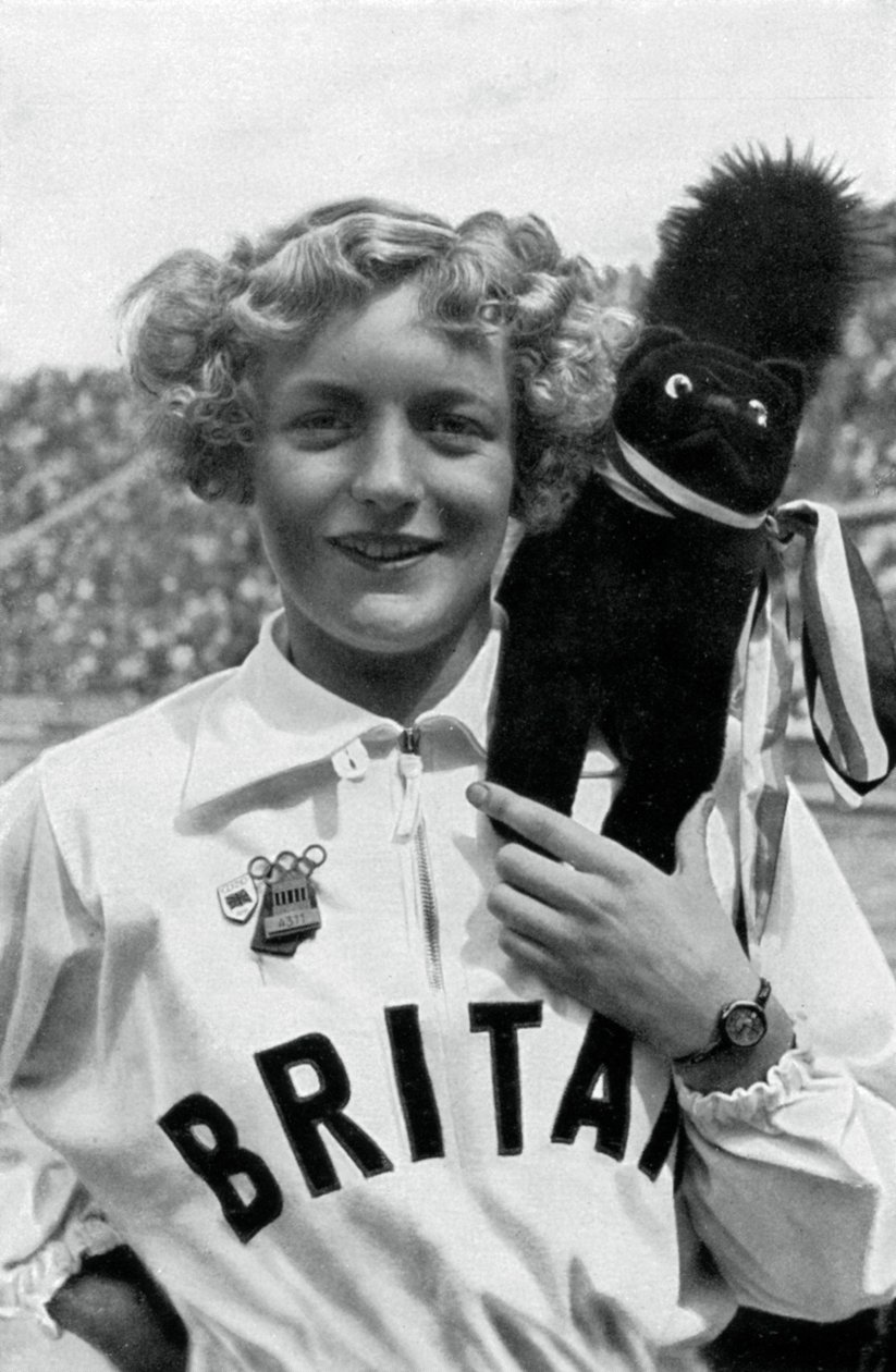 Ruthley Moris-Hancock, nageuse britannique, Jeux olympiques de Berlin, 1936 - Unbekannt