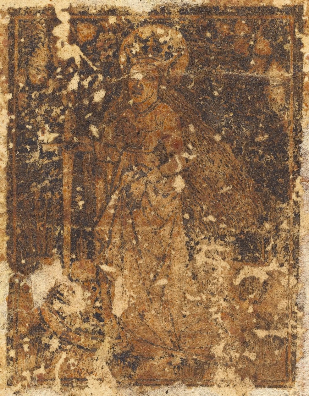 Sainte Catherine [verso], en ou après 1470 - Unbekannt