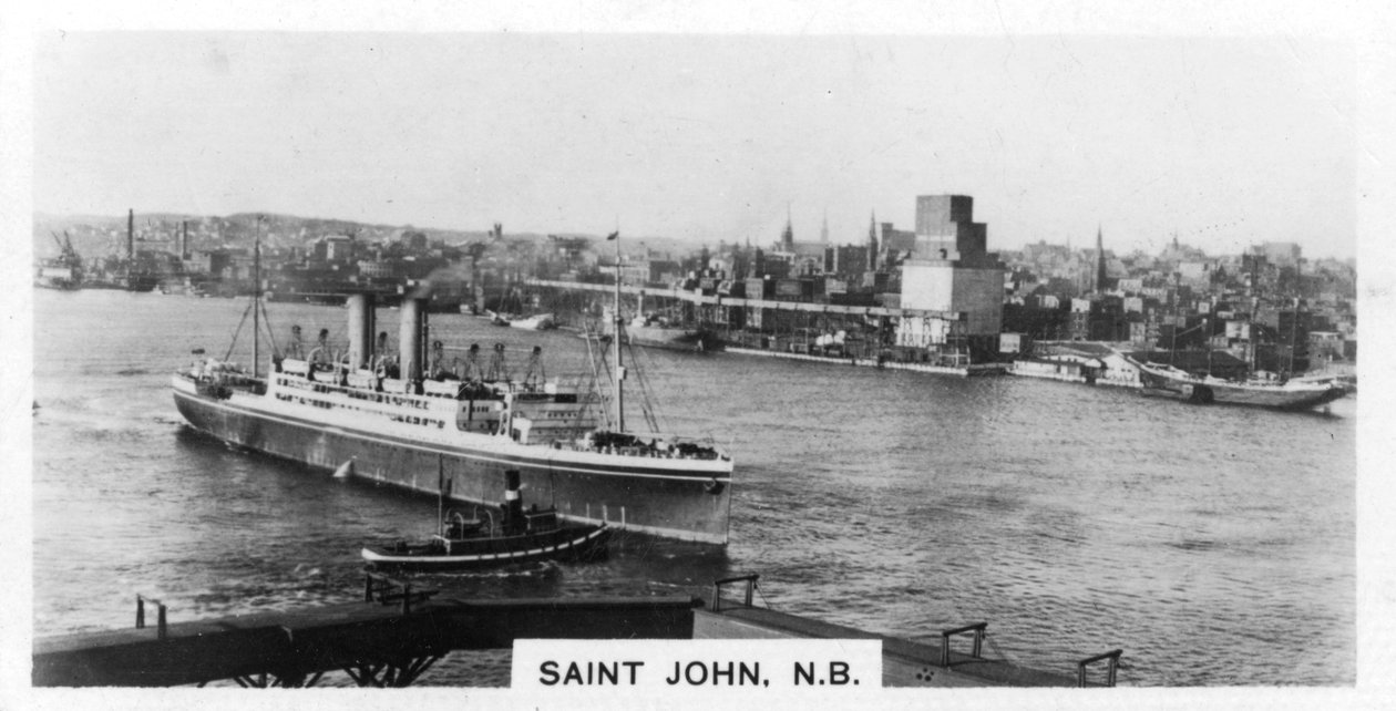 Port de Saint John, Nouveau-Brunswick, Canada, vers 1920 - Unbekannt