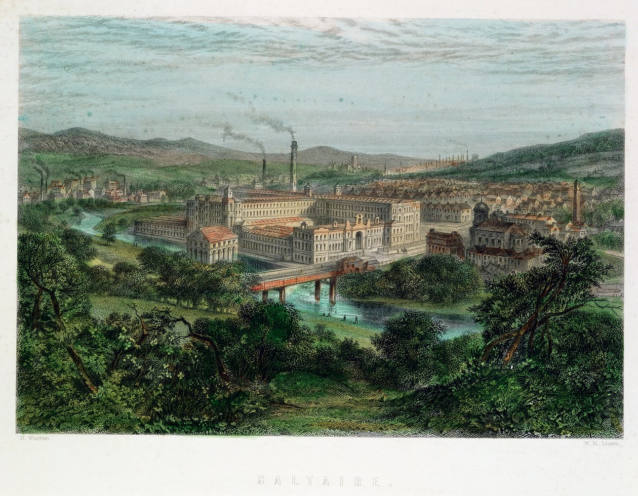 Saltaire, Yorkshire, 19e siècle - Unbekannt