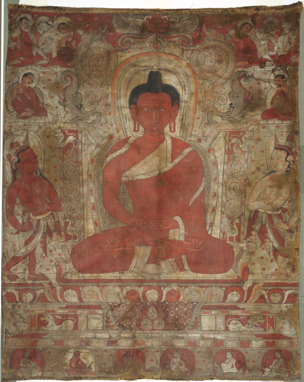 Amitabha Assis avec des Assistants, vers 1100 - Unbekannt