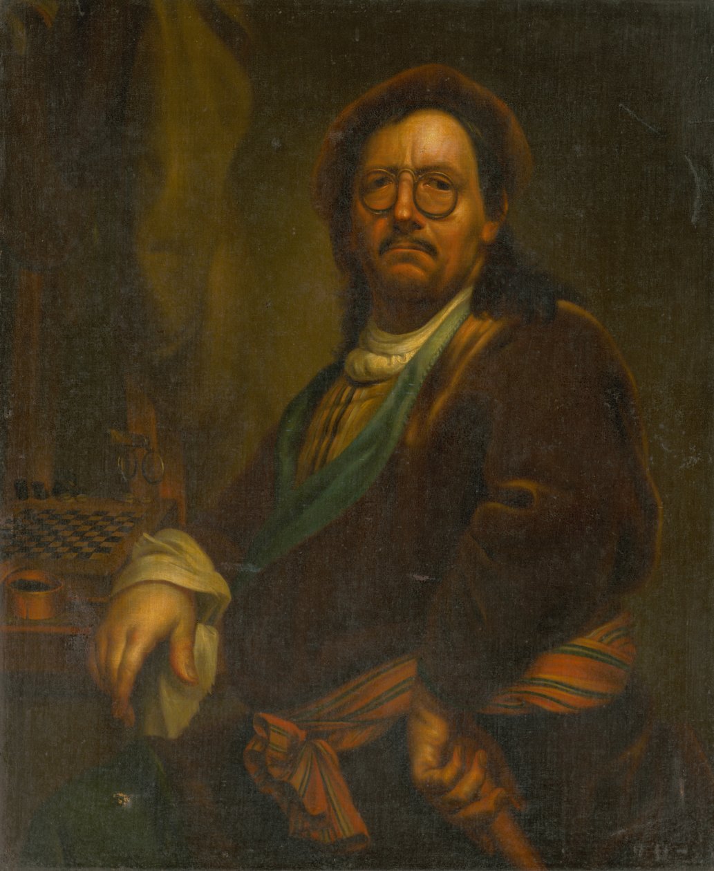 Autoportrait (Copie par J. Kupecký) - Unbekannt