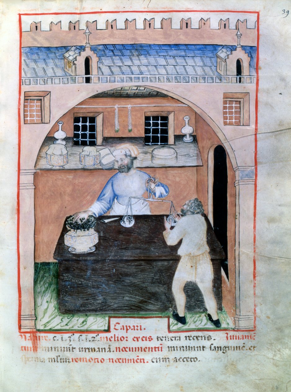 Vendeur de câpres, 1390-1400 - Unbekannt