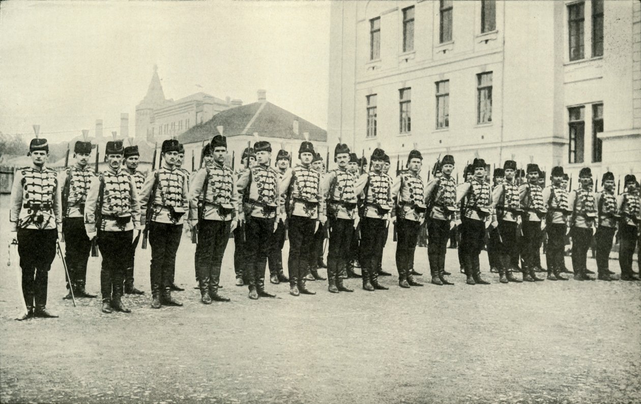 Cavalerie serbe en parade, 1919 - Unbekannt