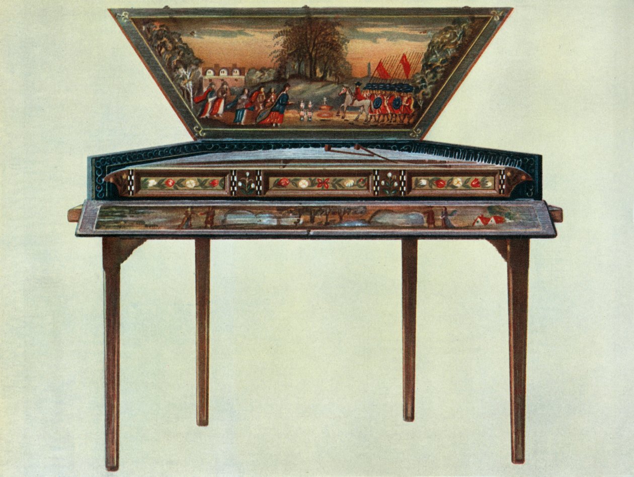 Dulcimer du XVIIe siècle de la collection H. Boddington, 1948 - Unbekannt