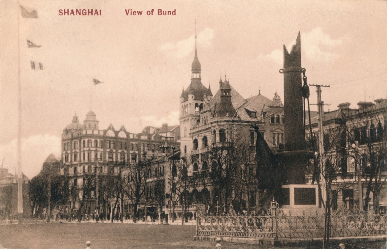 Shanghai. Vue du Bund, vers 1918 - Unbekannt