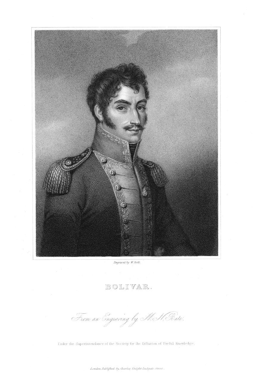 Simon Bolivar, révolutionnaire sud-américain du XIXe siècle - Unbekannt
