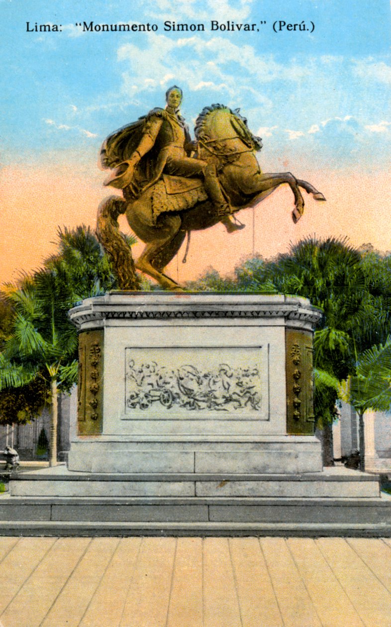 Monument de Simon Bolivar, Lima, Pérou - Unbekannt