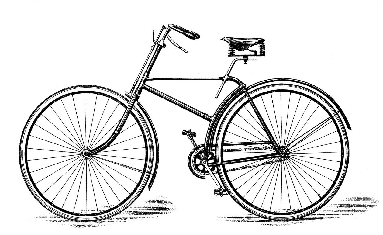 Bicyclette de sécurité spéciale des chanteurs, c1886 1890 - Unbekannt