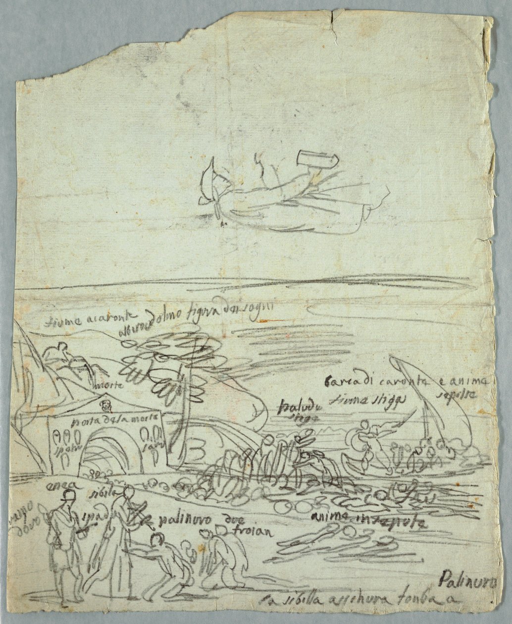 Croquis pour une scène classique - Unbekannt