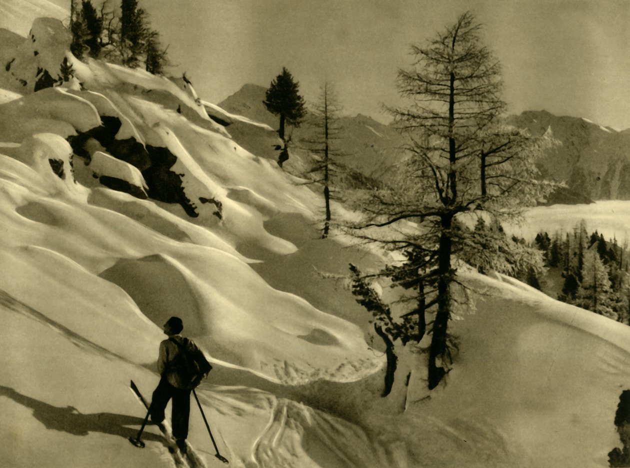 Ski à Ankogel, Autriche, vers 1935 - Unbekannt