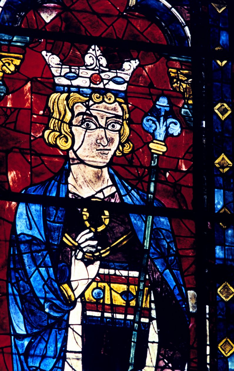 Salomon, vitrail, cathédrale de Chartres, France, 1194-1260 - Unbekannt