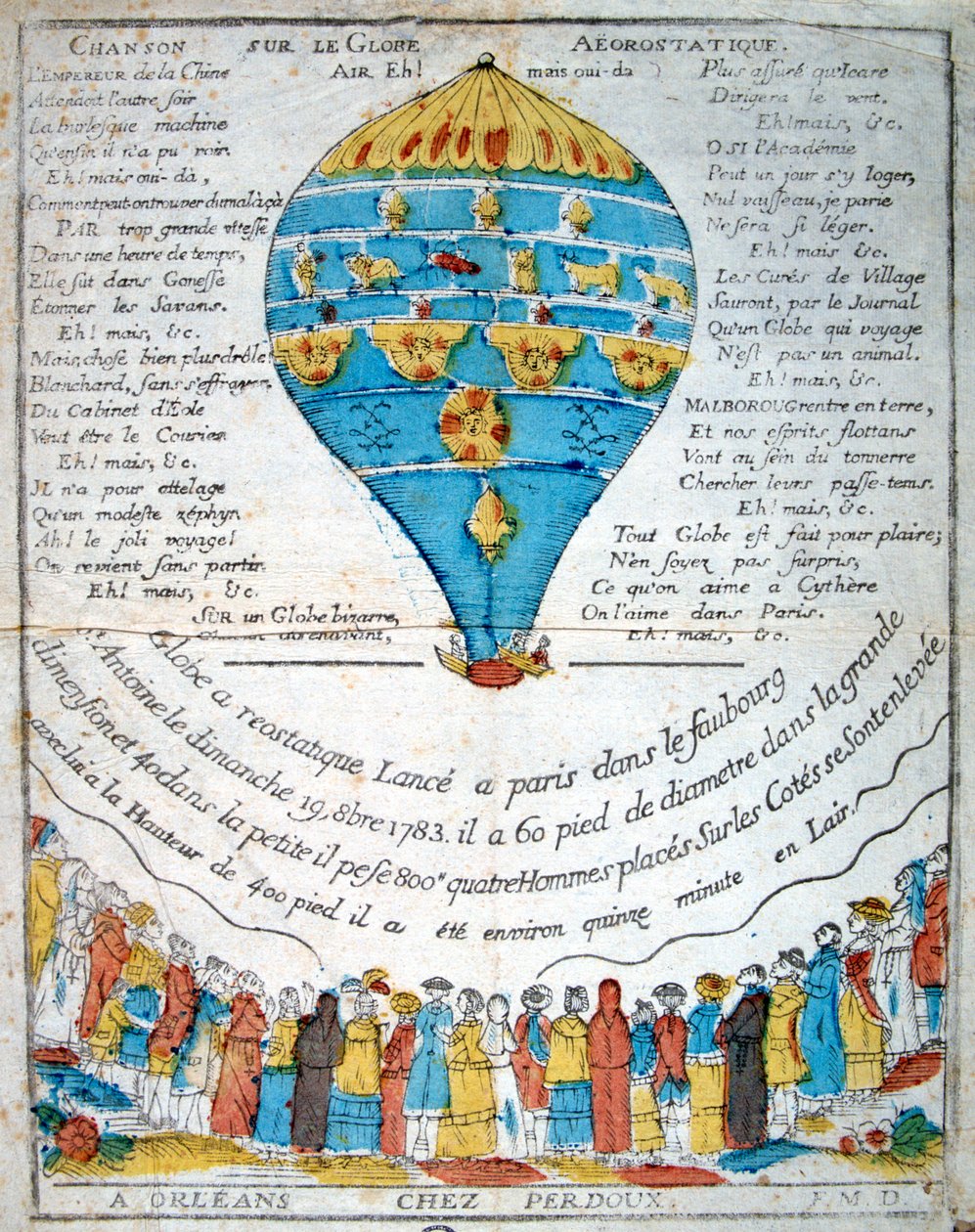 Chanson sur la sphère aérostatique - Unbekannt