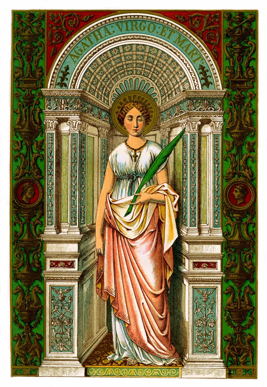 Sainte Agathe, vierge et martyre, 1886 - Unbekannt