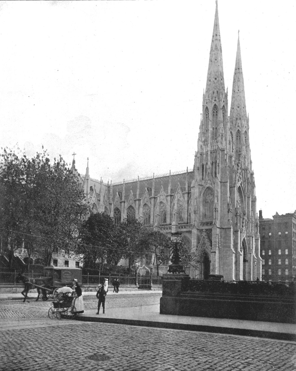 Cathédrale Saint-Patrick, New York, USA, vers 1900 - Unbekannt