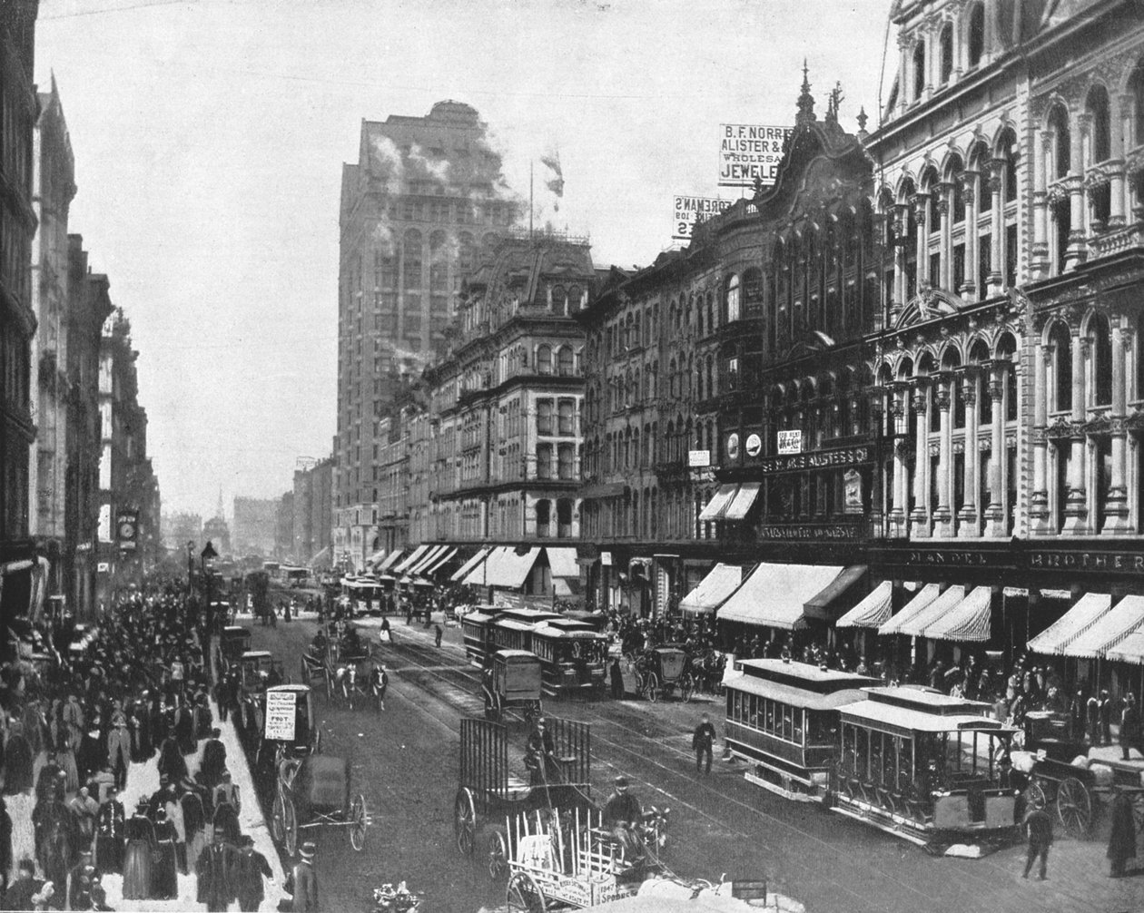 State Street, Chicago, Illinois, USA, vers 1900 - Unbekannt