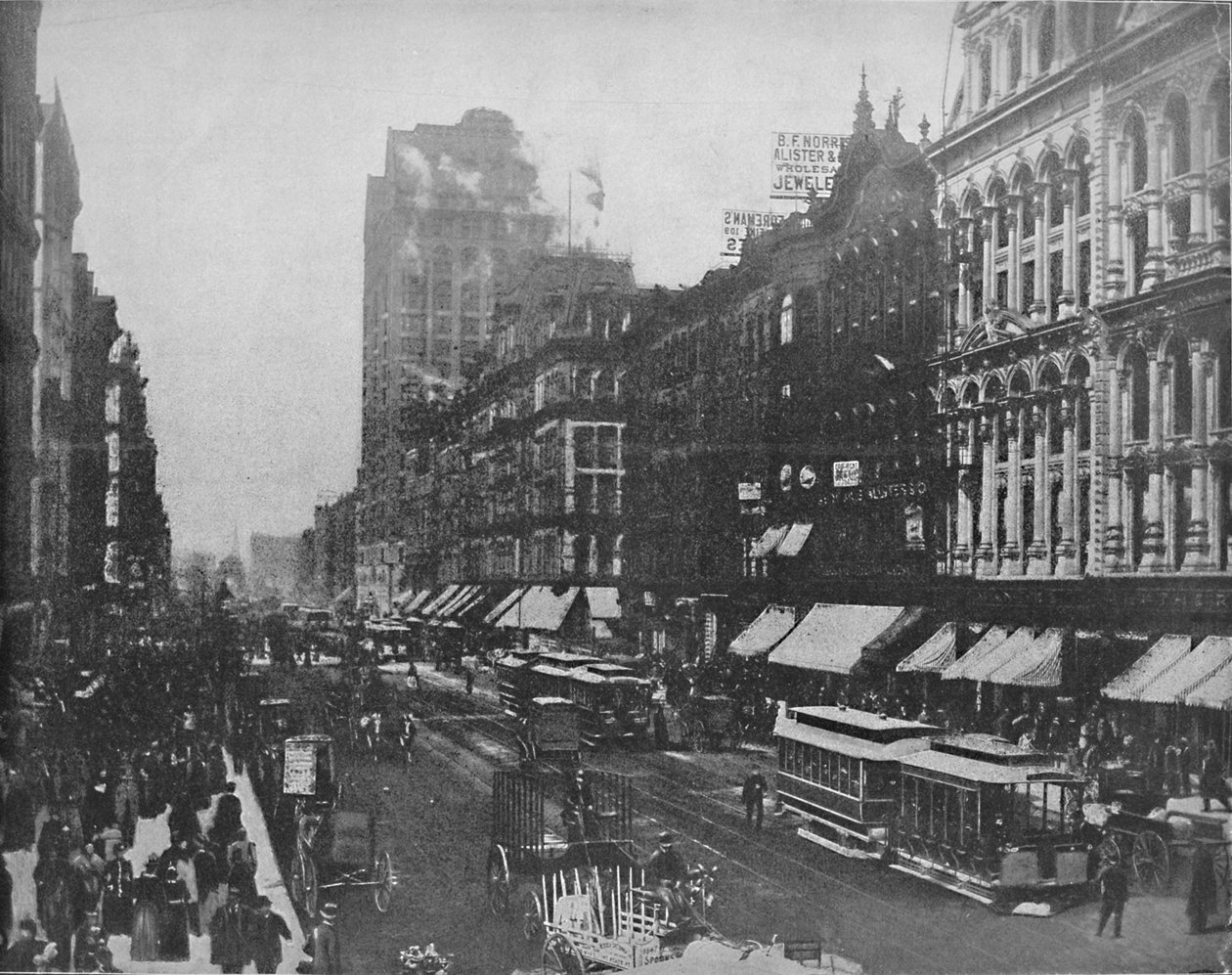 State Street, Chicago, vers 1897 - Unbekannt