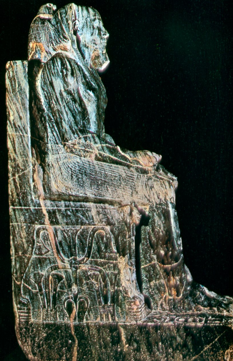 Statue de Pharaon, Égypte, 4e dynastie - Unbekannt
