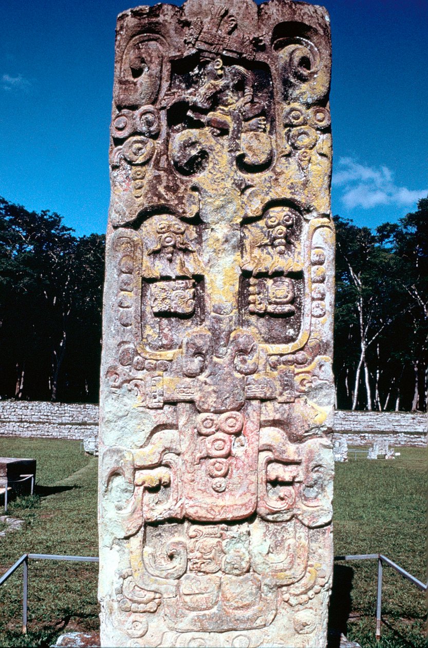 Stèle B de Copan, Honduras, précolombien, Maya, vers 300-630 - Unbekannt