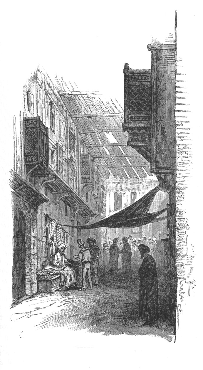 Rue à Suez, vers 1882 - Unbekannt